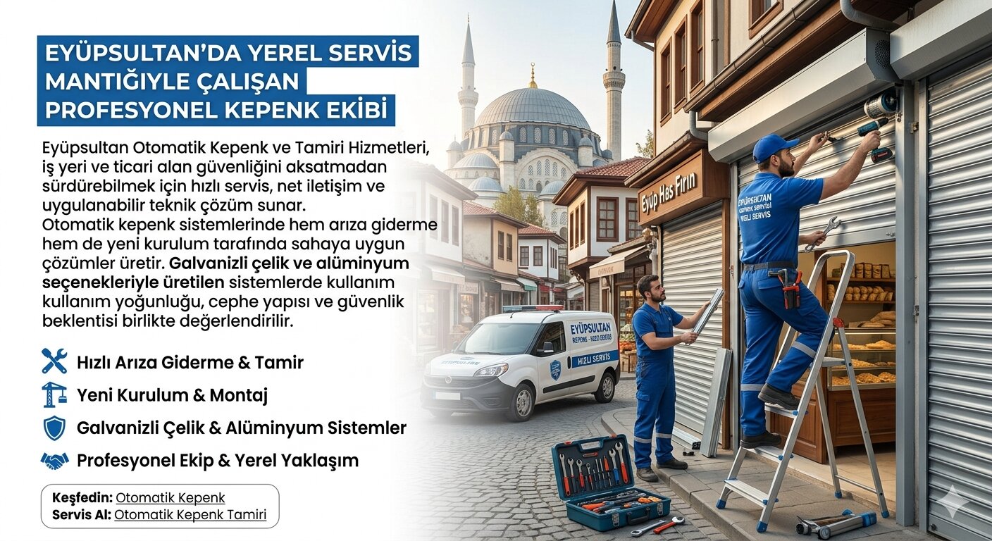 Eyüpsultan kurumsal kepenk servisi Eyüpsultan kurumsal kepenk servisi